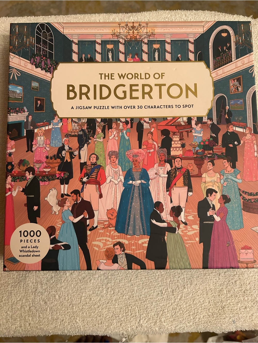 The World of Bridgerton Jigsaw Puzzle - Blue/Multicolor